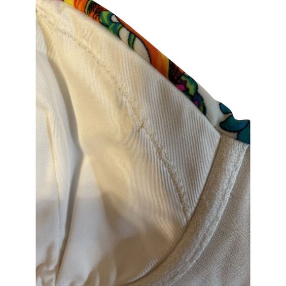 Victoria's Victoria Secret Halter Top Bikini 36D Floral Design - EUC - Picture 7 of 11